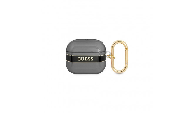 Guess Guess GUA3HHTSK AirPods 3 cover black/black Strap Collection