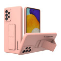 Wozinsky Wozinsky Kickstand Case Silicone Stand Cover for Samsung Galaxy A73 Pink