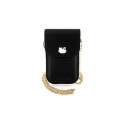 Hello Kitty Hello Kitty Leather Metal Logo Chain bag - black