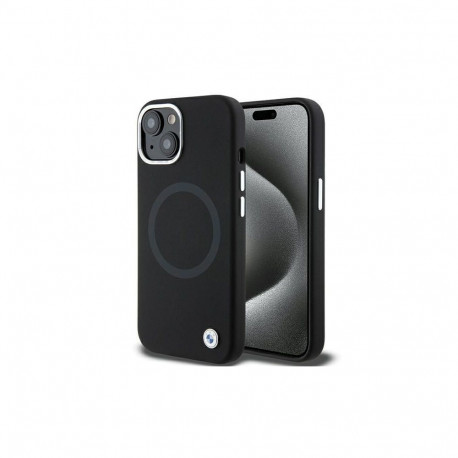 BMW BMW Signature Liquid Silicone MagSafe case for iPhone 15 Plus - black