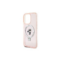 Karl Lagerfeld Karl Lagerfeld KLHMP15LHMRSKCP iPhone 15 Pro 6.1" pink/pink hardcase Ring Stand Karl&