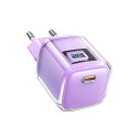 Acefast Acefast A53 PD 30W GaN USB-C charger with display - purple