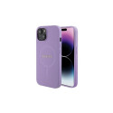 Guess Guess GUHMP15SPSAHMCU iPhone 15 6.1" purple/purple hardcase Saffiano MagSafe