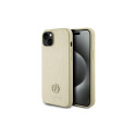 Guess Guess GUHCP15MPS4DGPD iPhone 15 Plus 6.7" gold/gold hardcase Strass Metal Logo