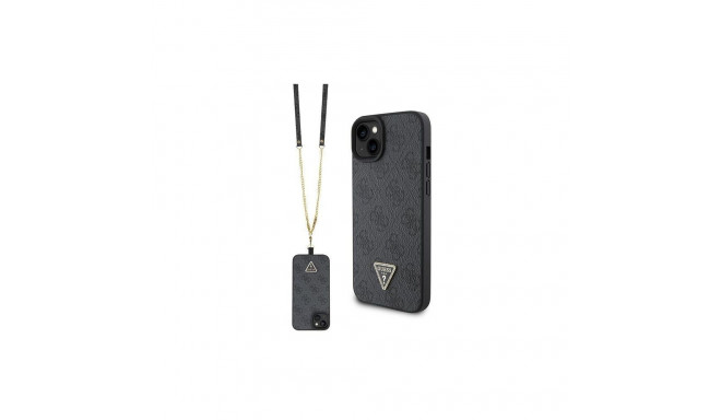Guess Guess GUHCP15MP4TDSCPK iPhone 15 Plus 6.7" black/black hardcase Crossbody 4G Metal Logo