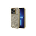 Guess Guess Disco Metal Script case for iPhone 15 Pro - gold
