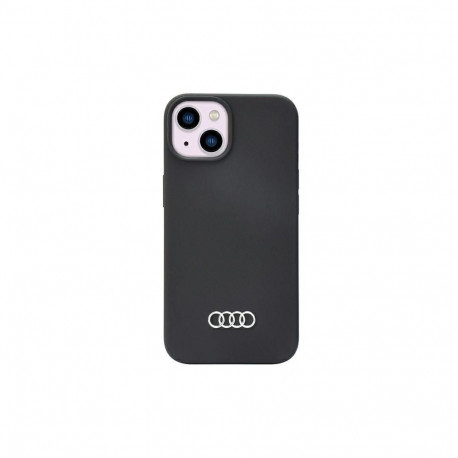 Audi Audi Silicone Case iPhone 14 6.1" black/black hardcase AU-LSRIP14-Q3/D1-BK