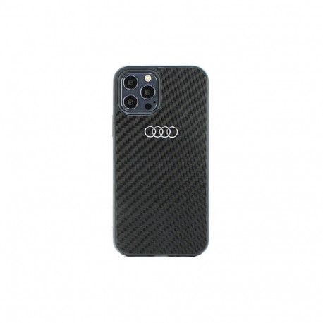 Audi Audi Carbon Fiber iPhone 12/12 Pro 6.1" black/black hardcase AU-TPUPCIP12P-R8/D2-BK