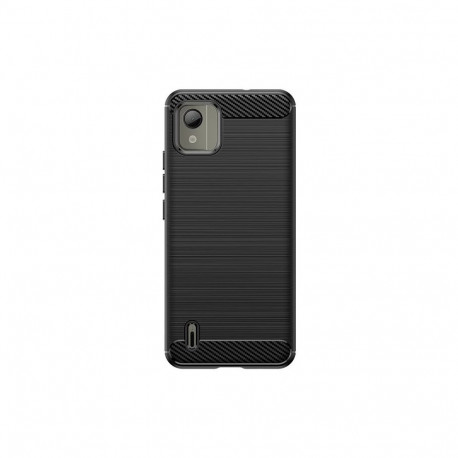 Hurtel Carbon Case silicone case for Nokia C110 - black