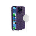 Hurtel MagSafe Woven Case for iPhone 13 Pro - purple