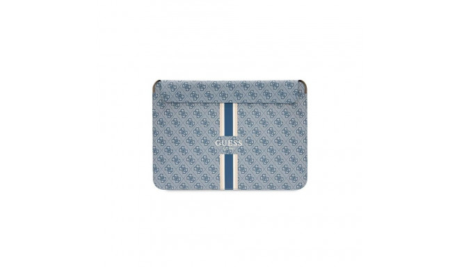 Guess Guess 4G Printed Stripes cover for a 16" laptop - blue