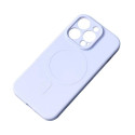 Hurtel MagSafe Compatible Silicone Case for iPhone 15 Pro Silicone Case - Blue