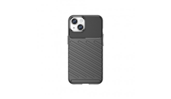 Hurtel Armored iPhone 15 Plus Thunder Case - black