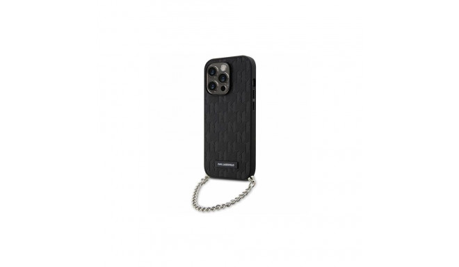 Karl Lagerfeld Karl Lagerfeld KLHCP14LSACKLHPK iPhone 14 Pro 6.1" black/black hardcase Saffiano Mono