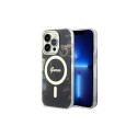 Guess Guess GUHMP14XHTMRSK iPhone 14 Pro Max 6.7" black/black hardcase Golden Marble MagSafe