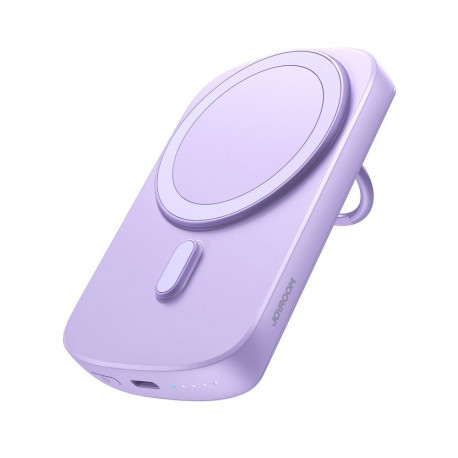 Joyroom Wireless powerbank 6000mAh Joyroom JR-W030 20W MagSafe with ring and stand - purple