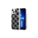 Karl Lagerfeld Karl Lagerfeld KLHCP14MLMNMK iPhone 14 Plus 6.7 "hardcase black / black Liquid Glitte