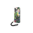 Guess Guess GUOHCP14XHFLSB iPhone 14 Pro Max 6.7 "blue / blue hardcase Flower Strap