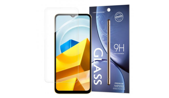Hurtel Tempered Glass Xiaomi Poco M5 tempered glass 9H hardness (packaging - envelope)