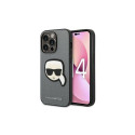 Karl Lagerfeld Karl Lagerfeld KLHCP14XSAPKHG iPhone 14 Pro Max 6,7" srebrny/silver hardcase Saffiano