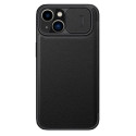 Nillkin Nillkin Qin Leather Pro Case iPhone 14 Plus Camera Cover Holster Cover Flip Case Black