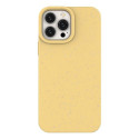 Hurtel Eco Case case for iPhone 14 Plus silicone degradable cover yellow