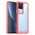 Hurtel Outer Space Case Xiaomi Poco F4 5G cover with a flexible frame red