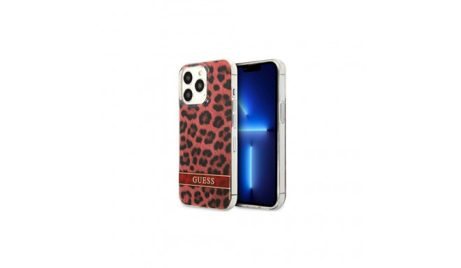 Guess Guess GUHCP13LHSLEOR iPhone 13 Pro / 13 6.1" red/red hardcase Leopard