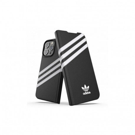Adidas Adidas OR Booklet Case PU for iPhone 13 Pro / iPhone 13 - Black and White