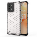Hurtel Honeycomb case armored cover with a gel frame Realme C31 transparent