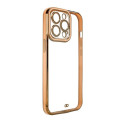 Hurtel Fashion Case Case for Samsung Galaxy A12 5G Gold Frame Gel Cover Gold