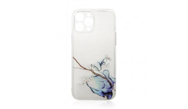 Hurtel Marble Case for iPhone 12 Pro Max Gel Cover Marble Blue