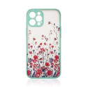 Hurtel Design Case for iPhone 12 Pro Max flower case light blue