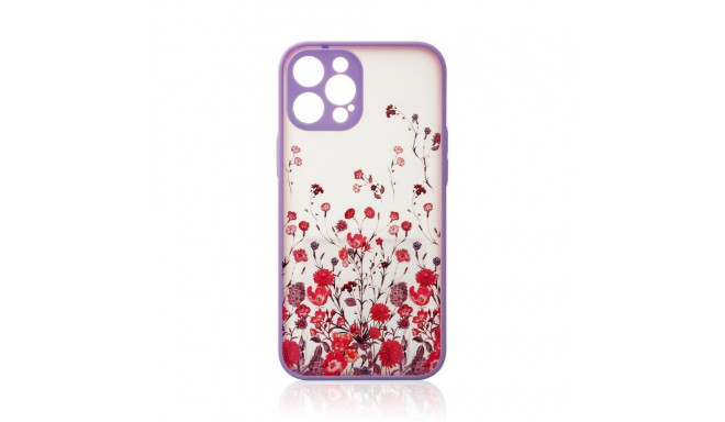 Hurtel - Design Case for iPhone 12 Pro Max floral purple