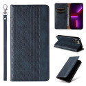 Hurtel Magnet Strap Case for iPhone 12 Pro Max Pouch Wallet + Mini Lanyard Pendant Blue