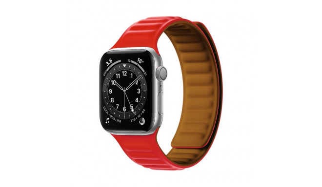 Hurtel Magnetic Strap Magnetic Strap Bracelet for Apple Watch 42 / 44 mm - Red
