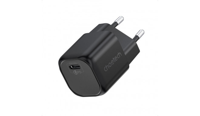 Choetech Choetech GaN USB charger Type C PD 30W black (PD5007)