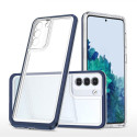 Hurtel Clear 3in1 Case for Samsung Galaxy S22 + (S22 Plus) Frame Gel Cover Blue