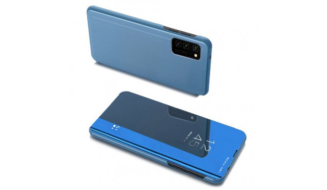 Hurtel Clear View Case flip cover for Samsung Galaxy A03s (166.5) blue