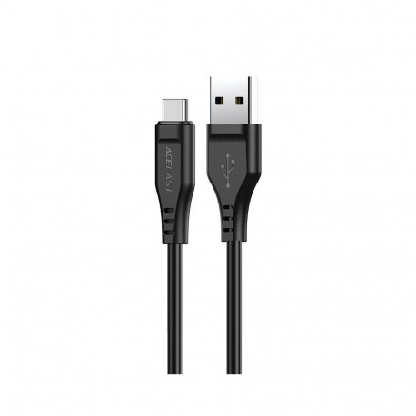 Acefast Acefast USB cable - USB Type C 1.2m, 3A black (C3-04 black)