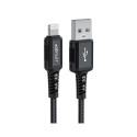 Acefast Acefast MFI USB - Lightning cable 1.8m, 2.4A black (C4-02 A Black)