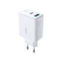 Acefast Acefast wall charger USB Type C / USB 32W, PPS, PD, QC 3.0, AFC, FCP white (A5 white)