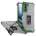 Hurtel Crystal Ring Case tough hybrid cover + magnetic holder for Samsung Galaxy S22 + (S22 Plus) gr