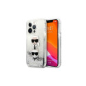 Karl Lagerfeld Karl Lagerfeld KLHCP13LKICGLS iPhone 13 Pro / 13 6,1" srebrny/silver hardcase Liquid 