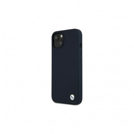BMW BMW Silicone Signature Case for iPhone 13 mini - Navy Blue