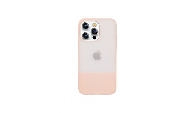 Kingxbar Kingxbar Plain Series case cover for iPhone 13 Pro silicone cover pink