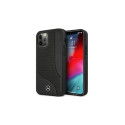 Mercedes-Benz Mercedes MEHCP12LCDOBK iPhone 12 Pro Max 6,7" czarny/black hardcase Leather Perforated