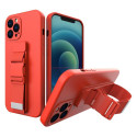 Hurtel Rope case gel case with a chain lanyard bag lanyard iPhone 11 Pro red