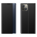 Hurtel Sleep Case Bookcase Type Case with Smart Window for iPhone 13 mini black