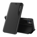 Hurtel Eco Leather View Case elegant bookcase type case with kickstand for iPhone 13 Pro black